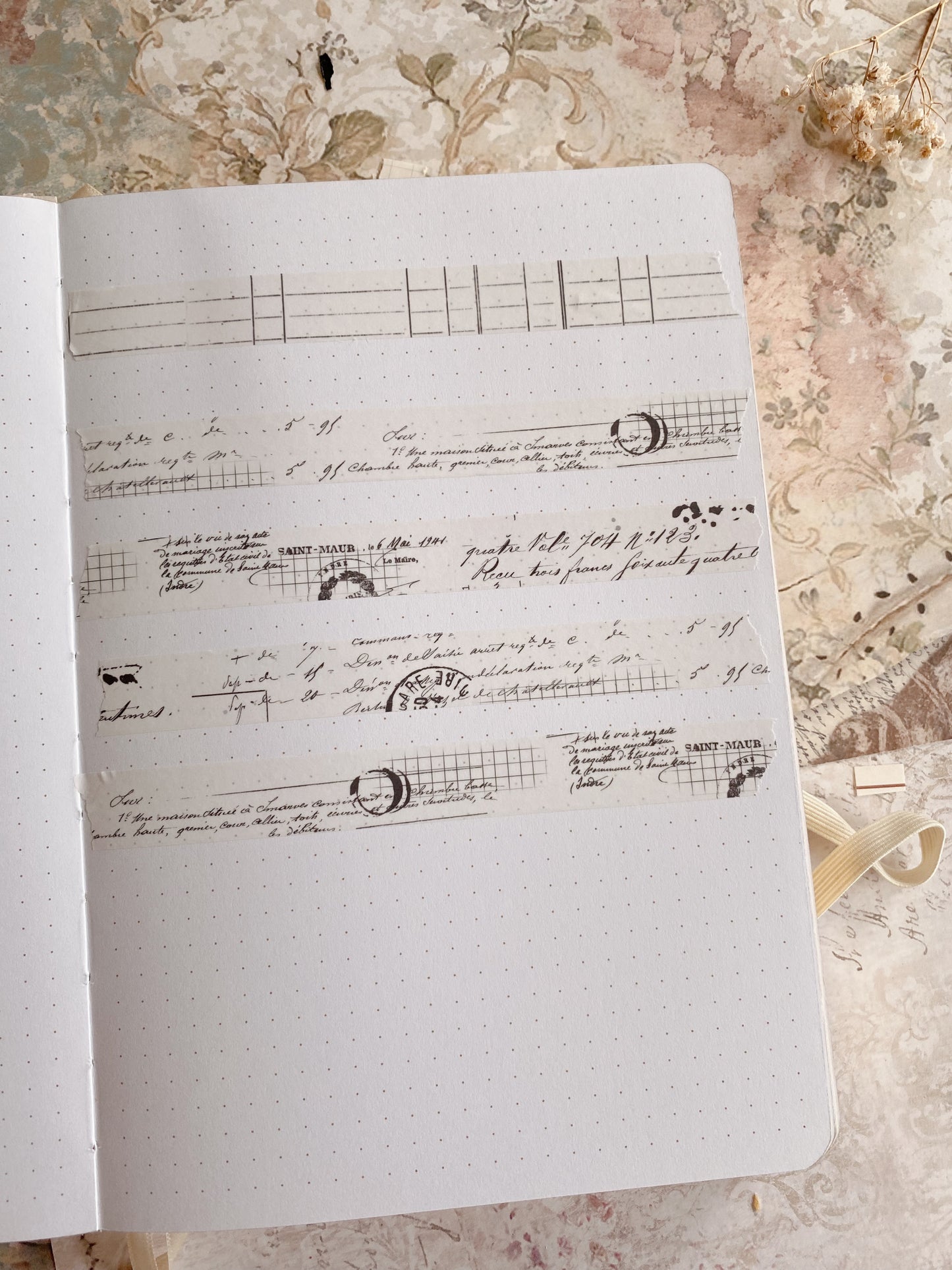 Washi tapes - Vintage Black & White