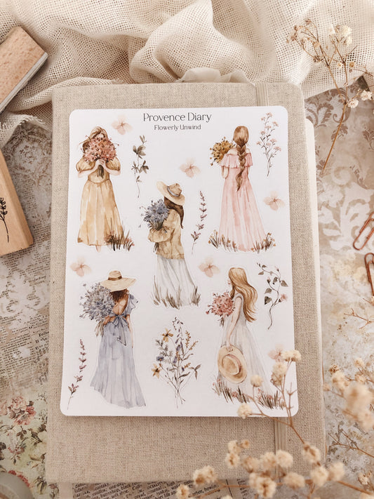 Sticker sheet - Flowerly unwind