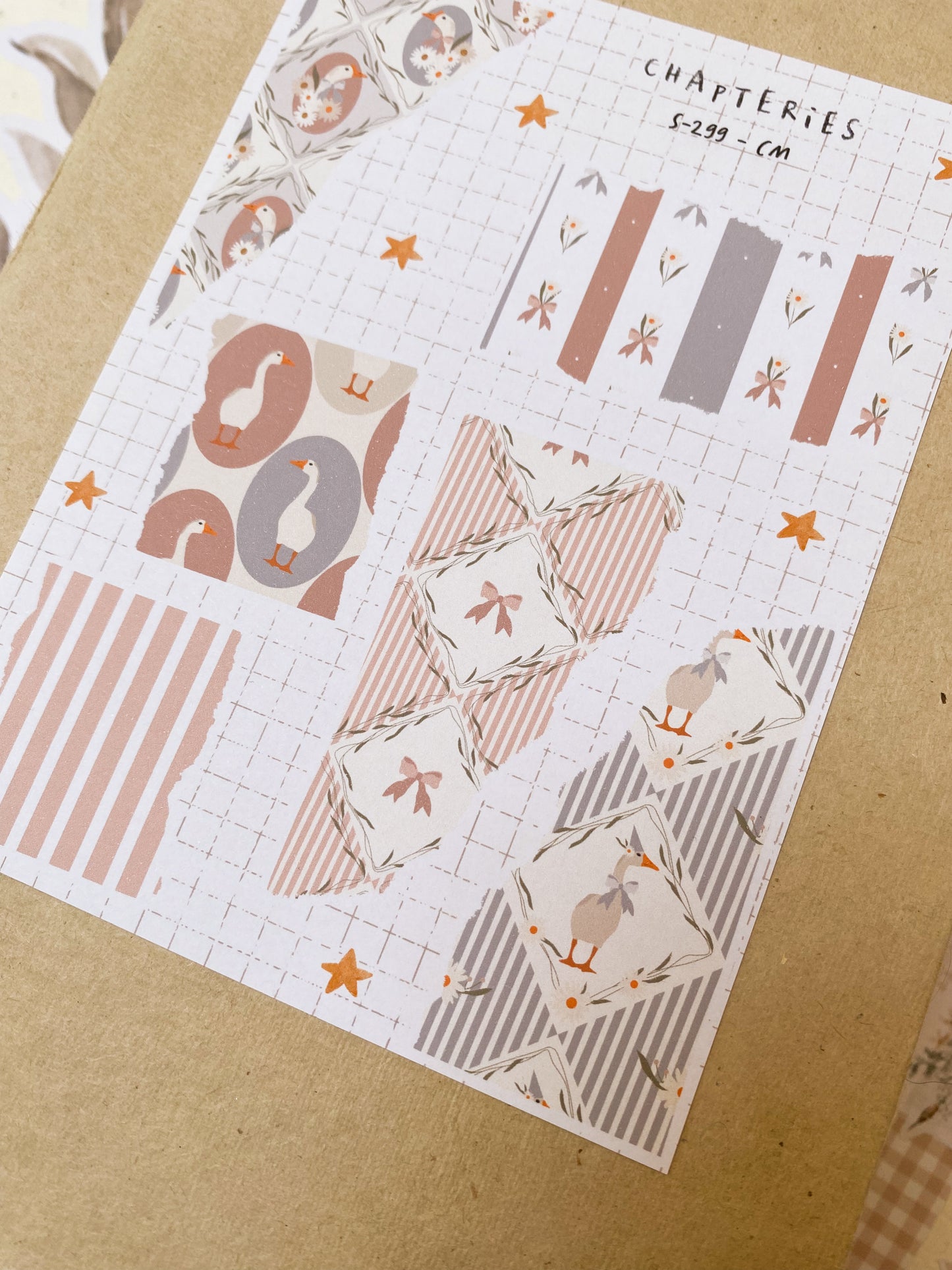 Stickers sheet - Torn papers