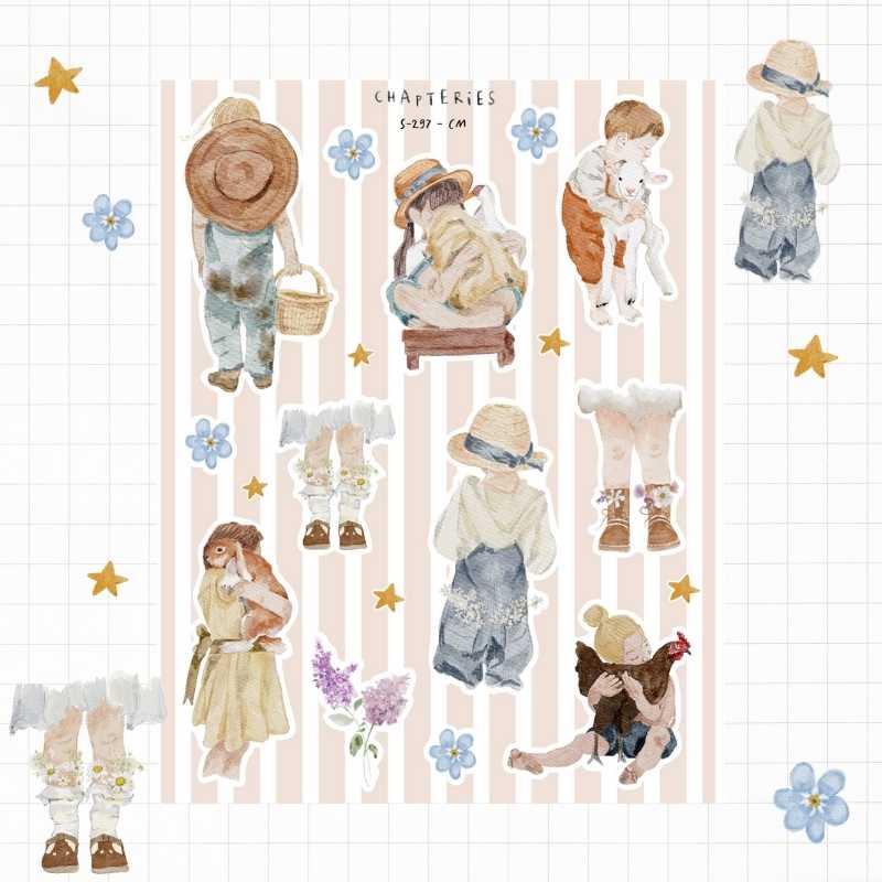 Stickers sheet - Outdoor childhood
