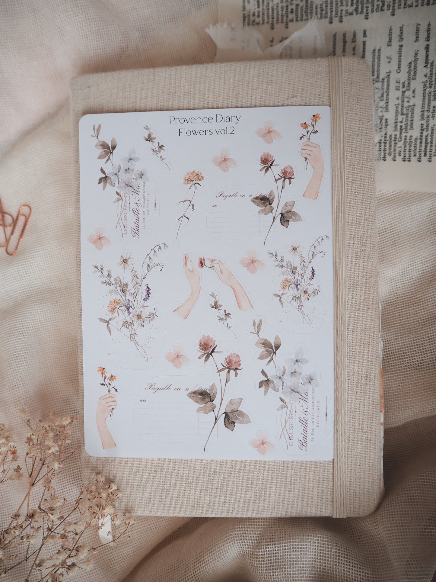 Sticker sheet - Flowers vol.2