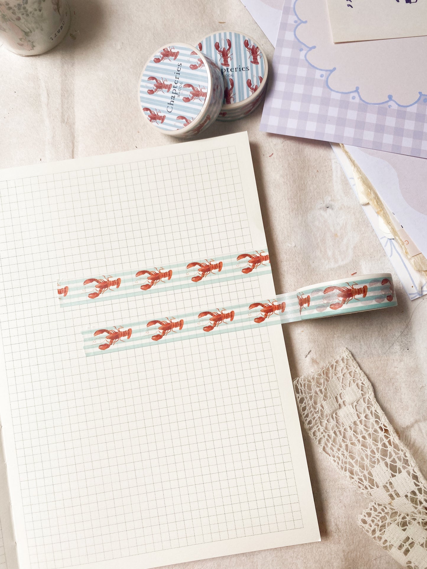 Washi tape - Lobster