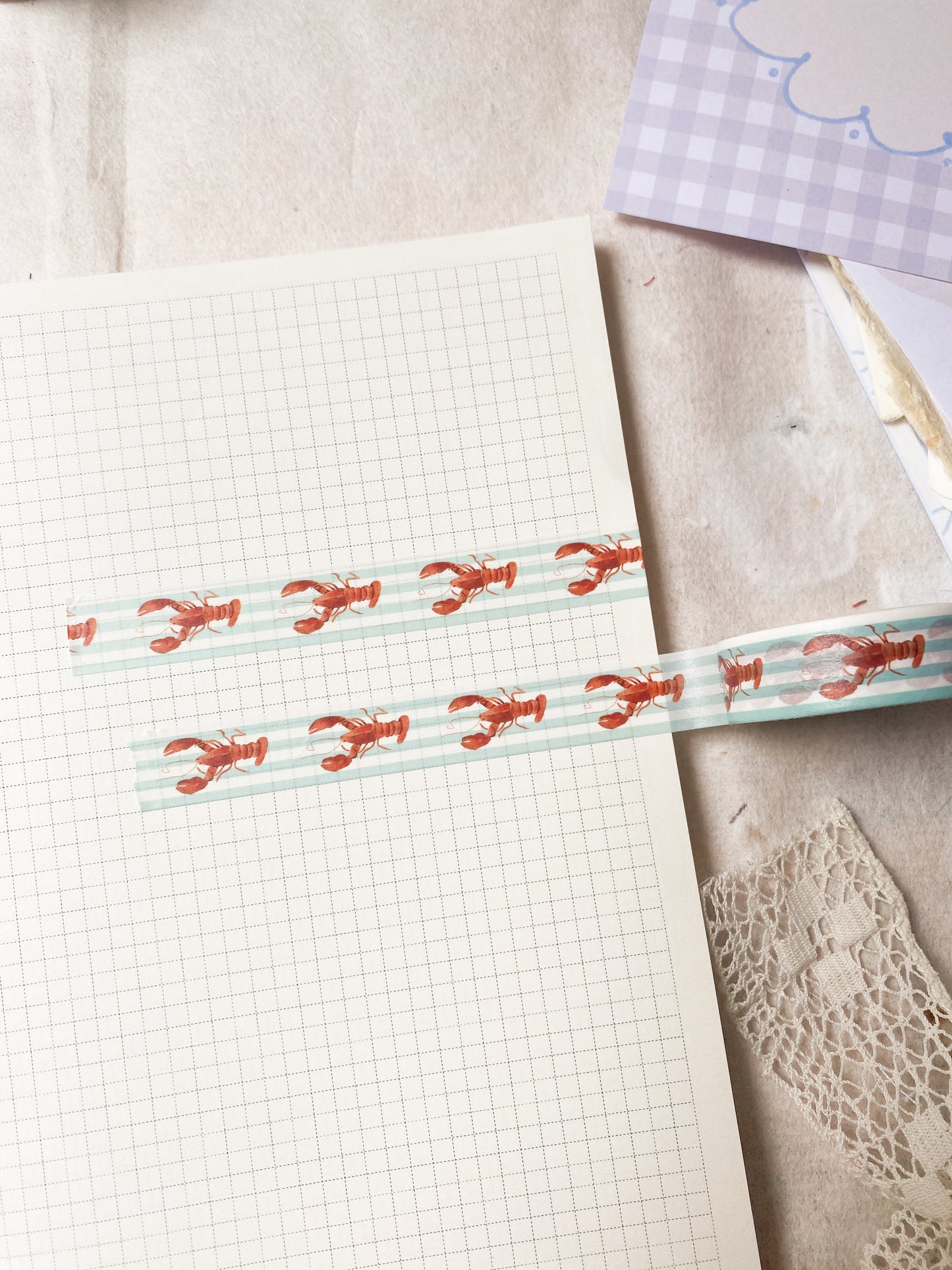 Washi tape - Lobster