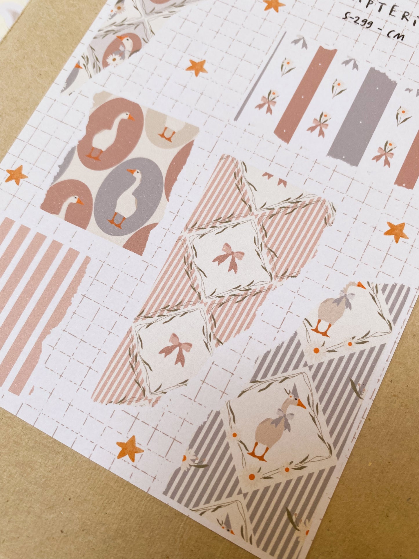 Stickers sheet - Torn papers