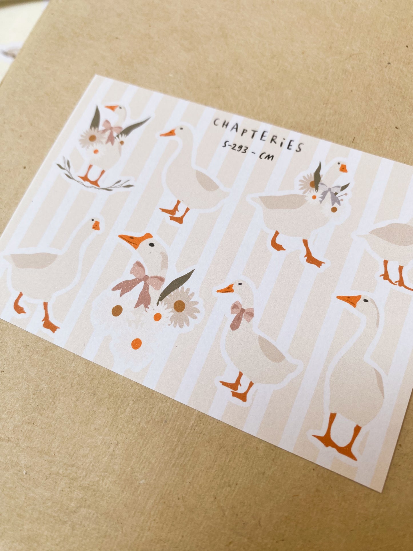 Stickers sheet - Geese