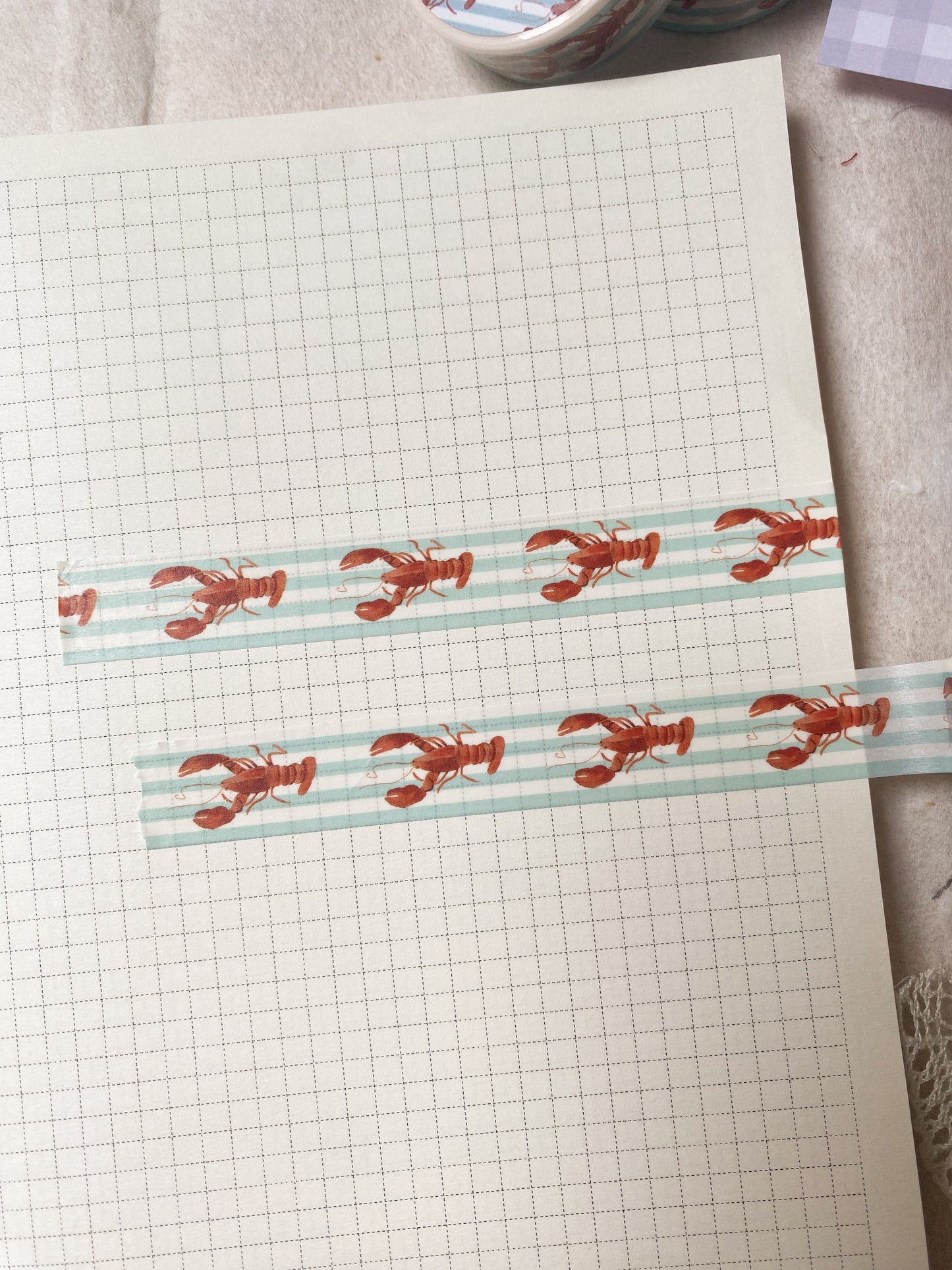 Washi tape - Lobster