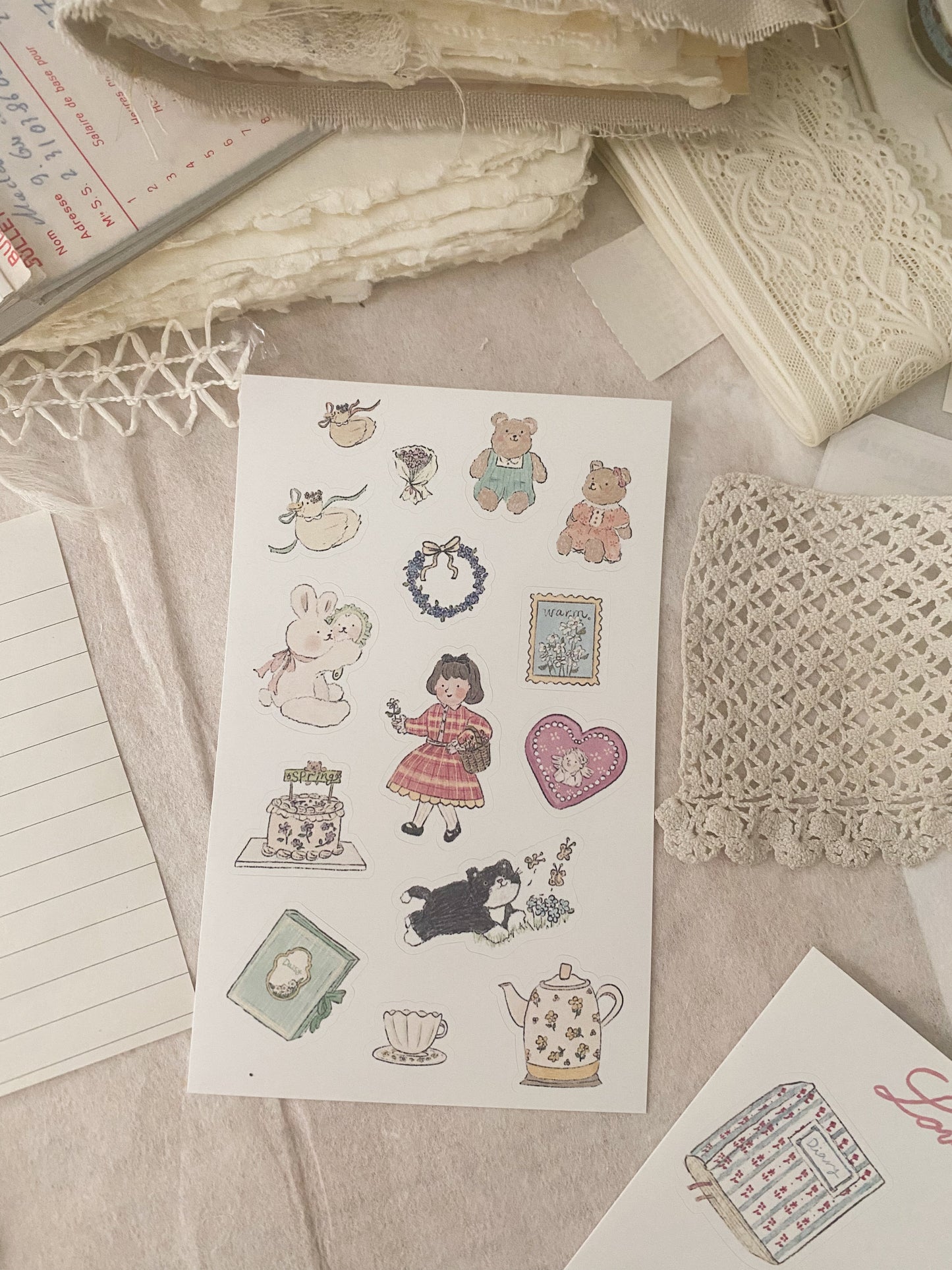 Yeslipper stickers - Spring date