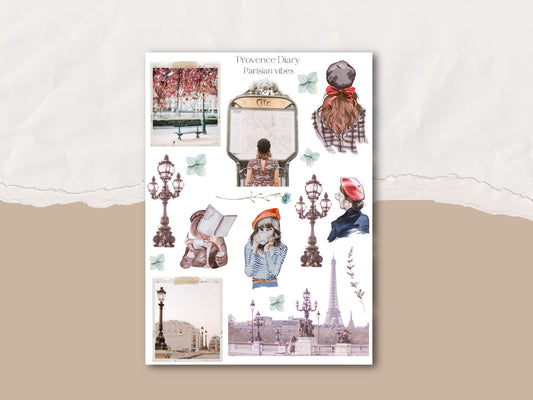 Sticker sheet - Paris