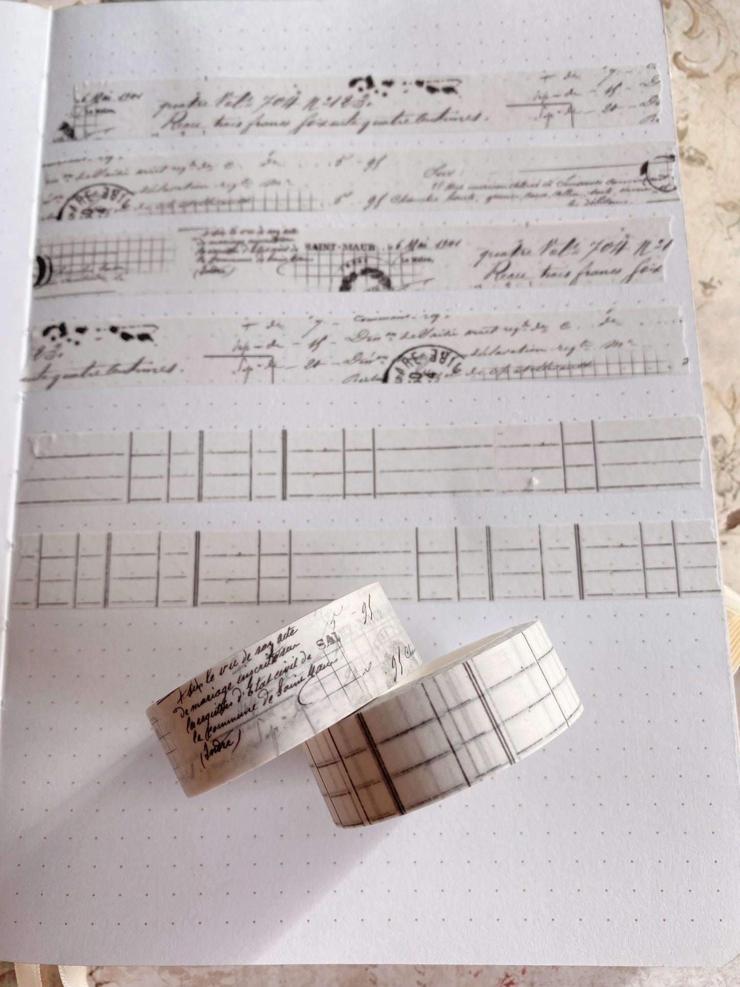 Washi tapes - Vintage Black & White