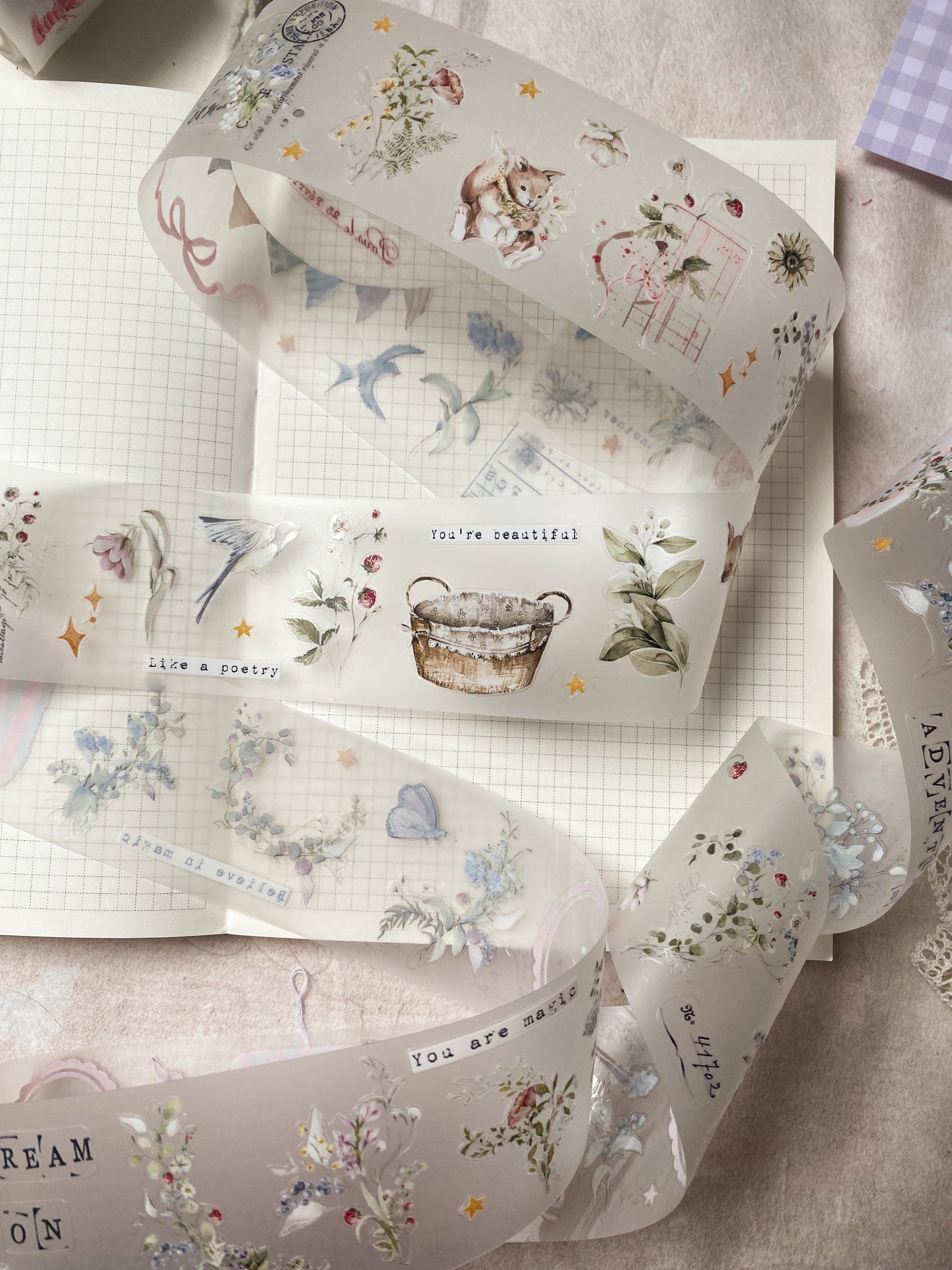 PET tape - Lovely moments - P-011