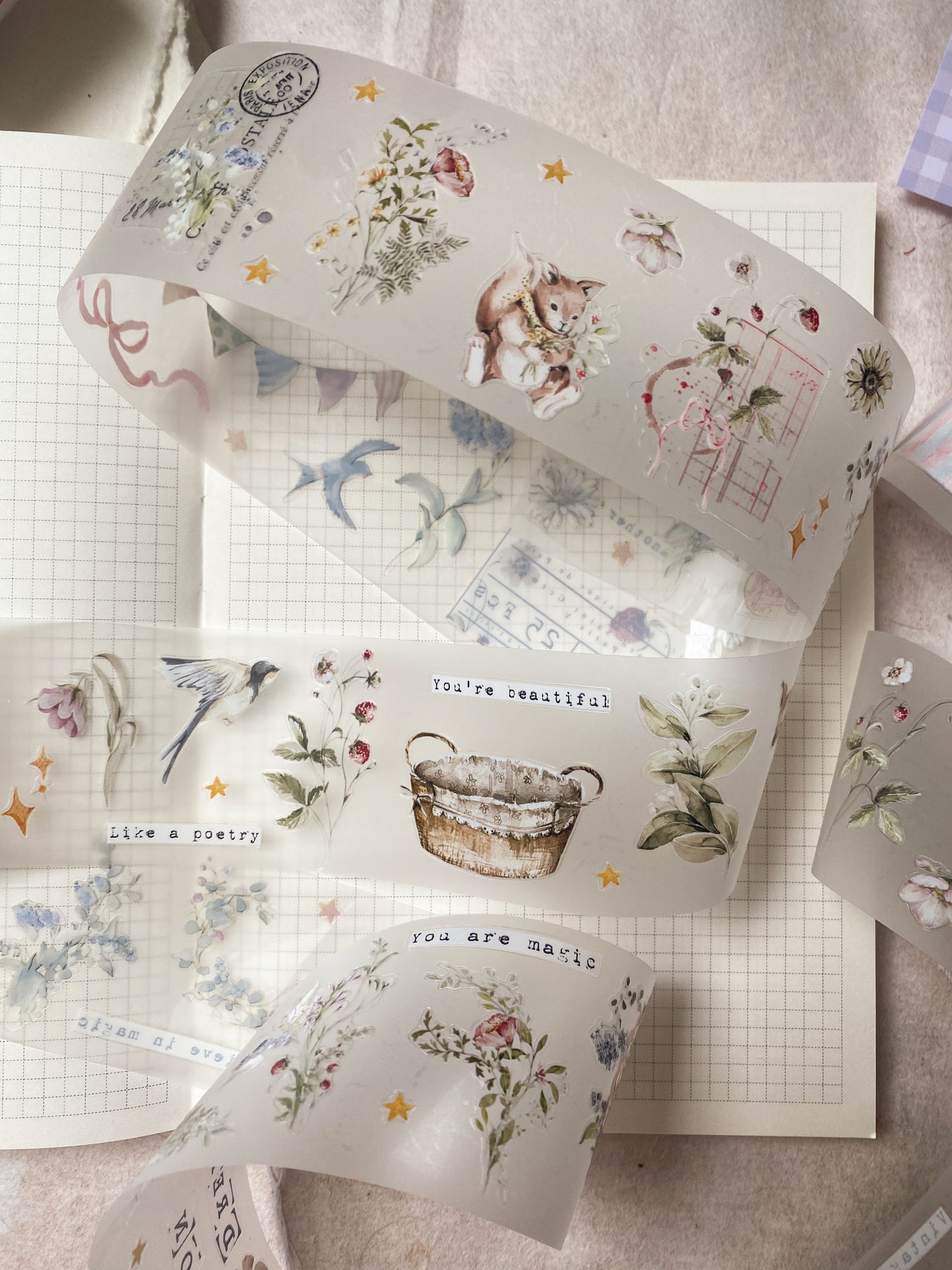 PET tape - Lovely moments - P-011