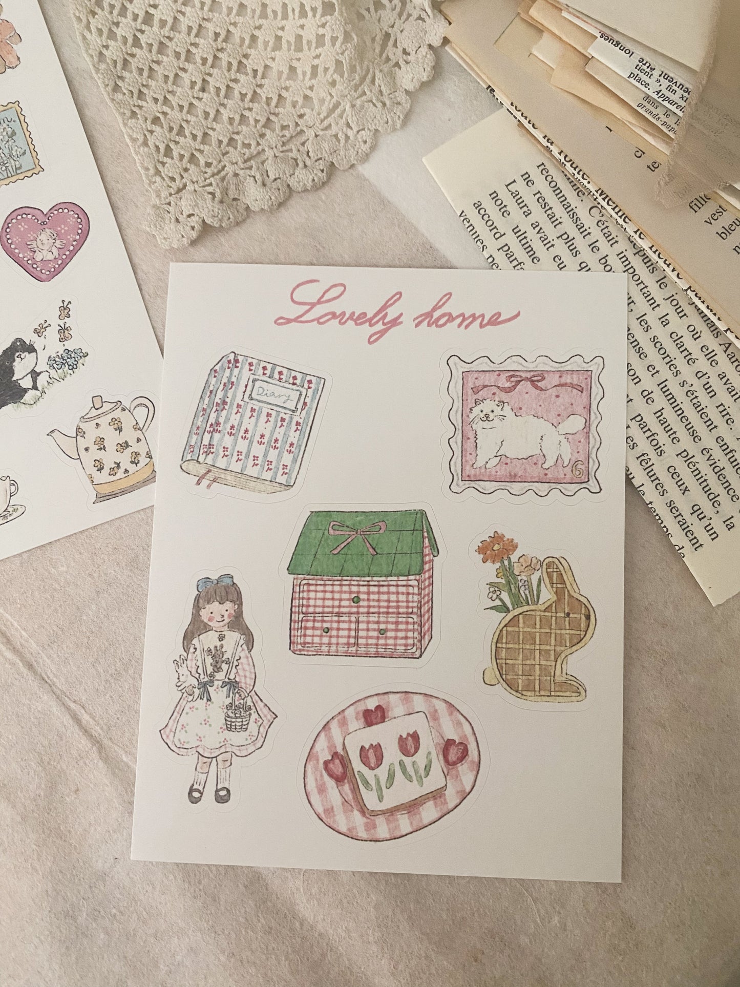 Yeslipper stickers - Lovely home