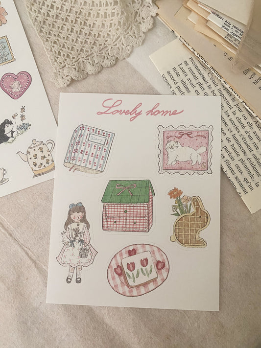 Yeslipper stickers - Lovely home