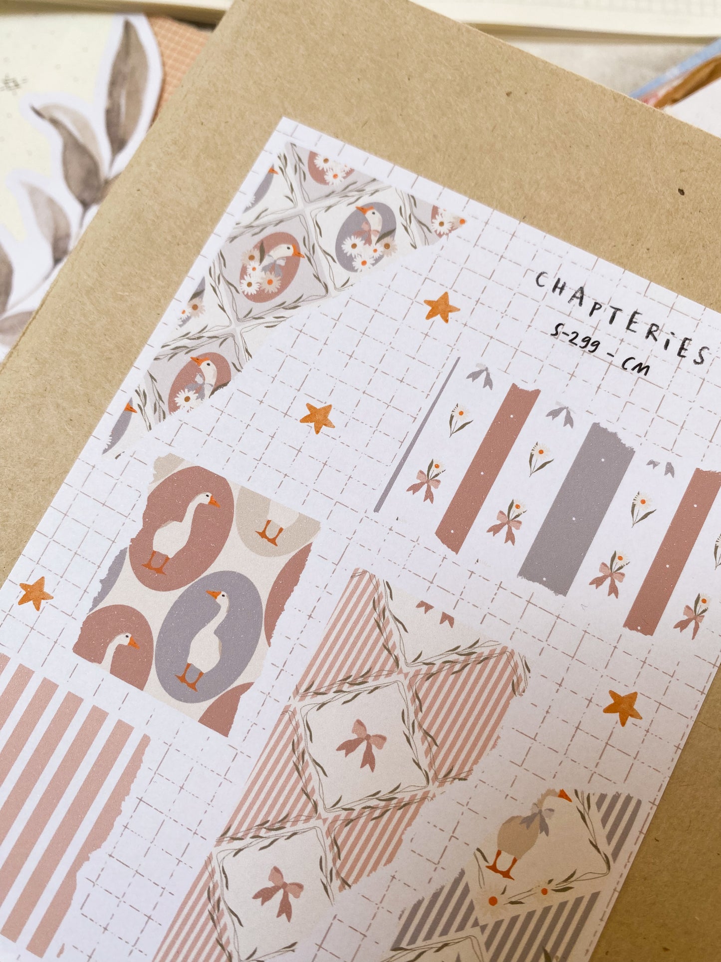 Stickers sheet - Torn papers