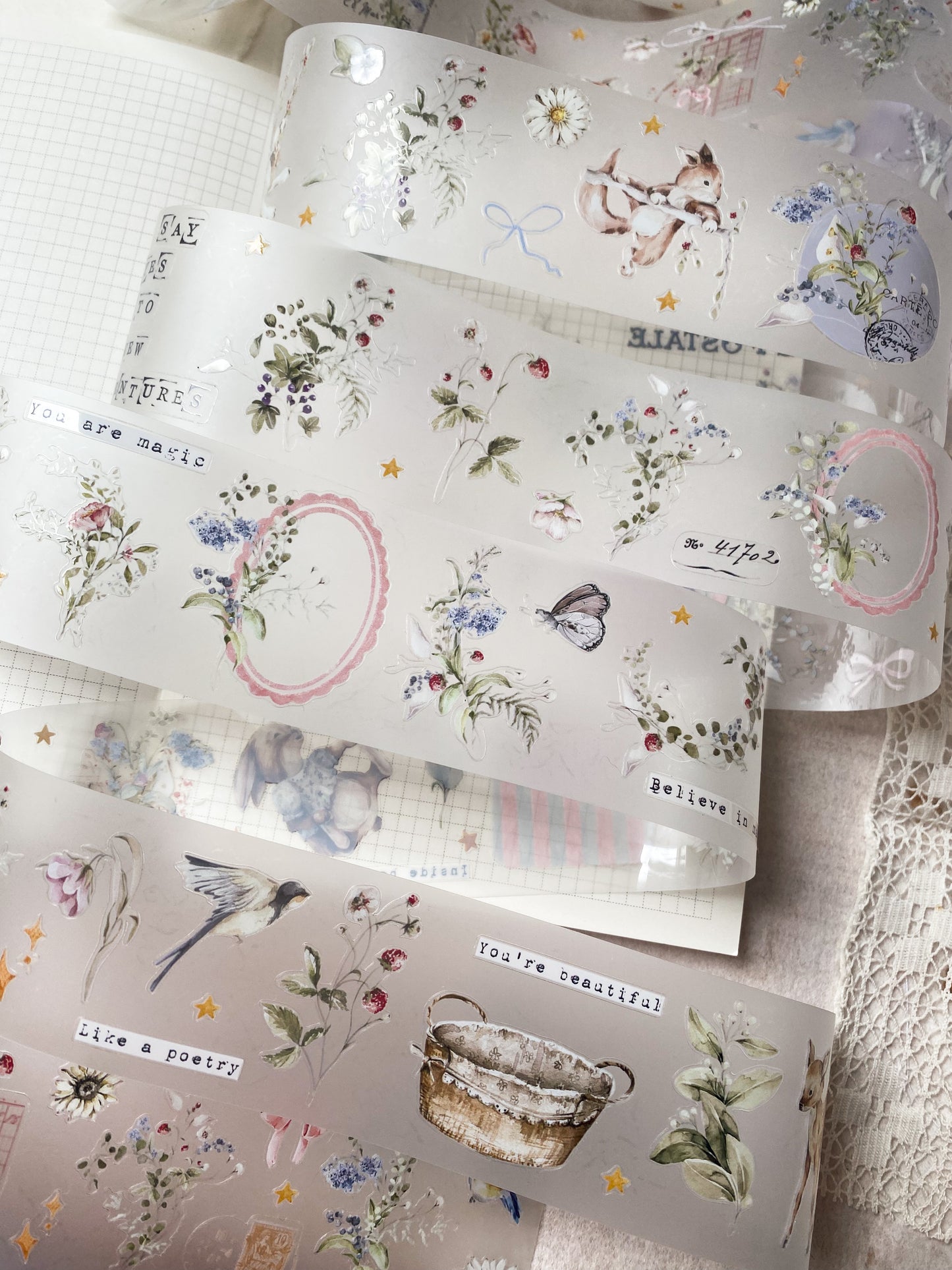PET tape - Lovely moments - P-011