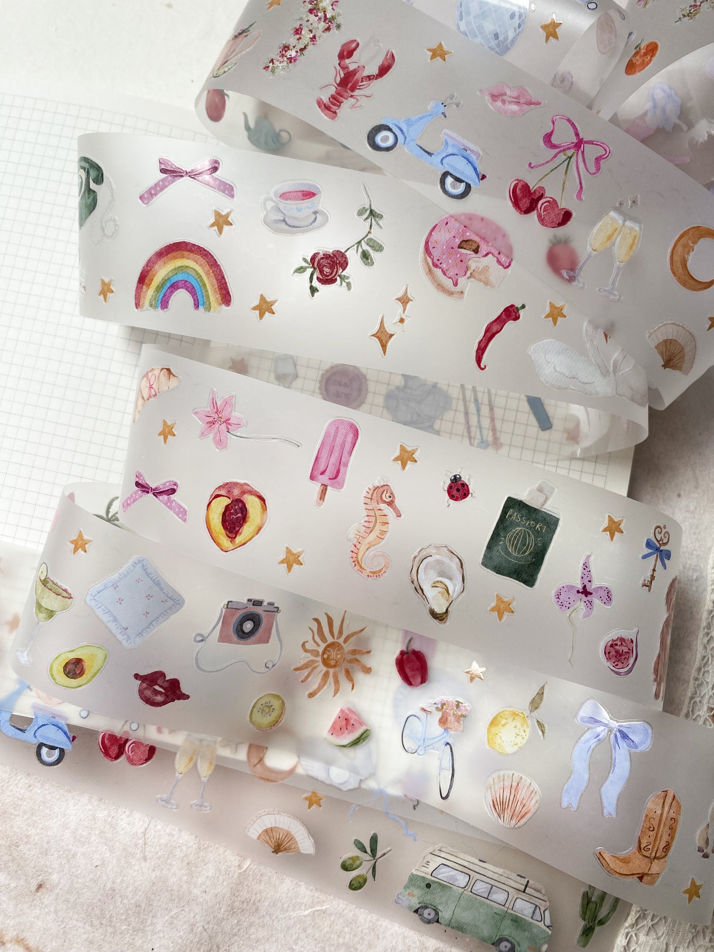 PET tape - Summer elements P-010