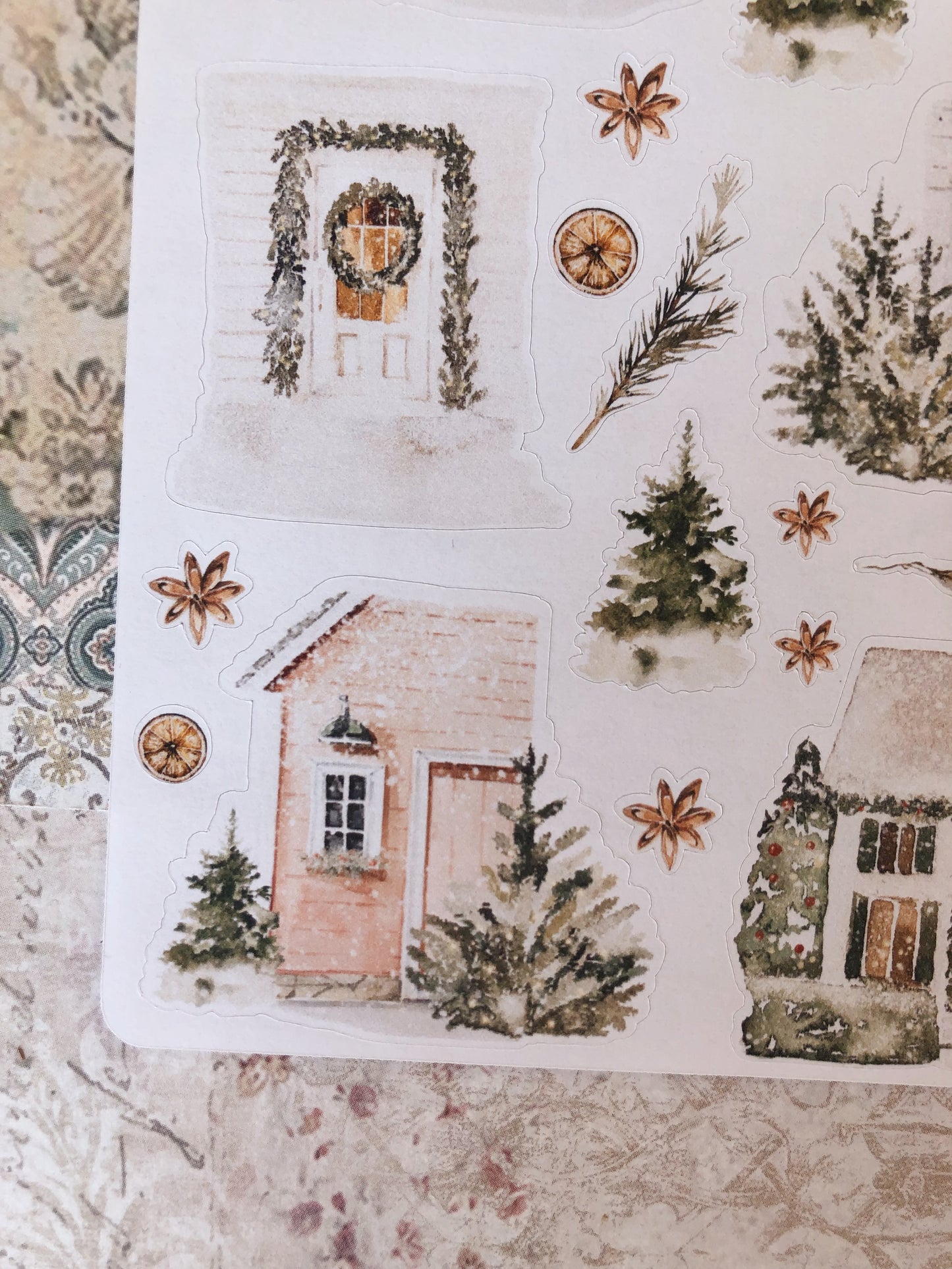 Back home for holidays Sticker sheet