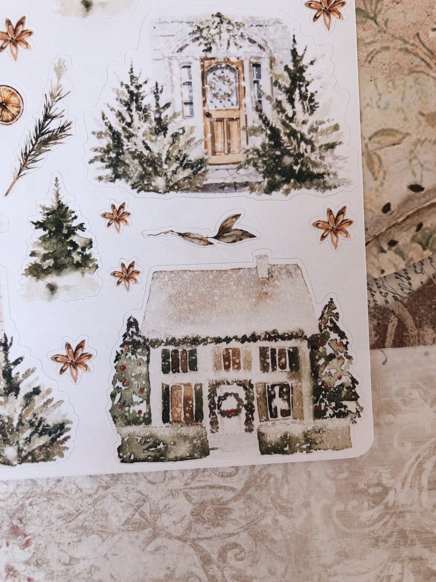 Back home for holidays Sticker sheet