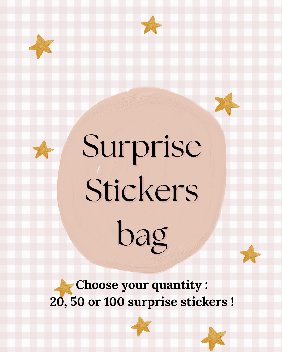Surprise sticker bag !