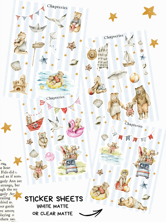 Bundle of Sticker sheets - Summer woodland