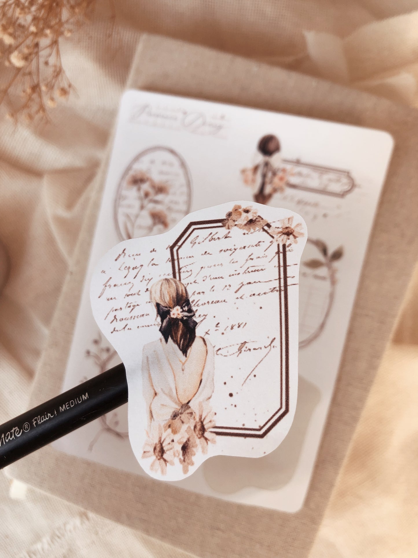 Sticker sheet - Frames - « Vintage beauty »