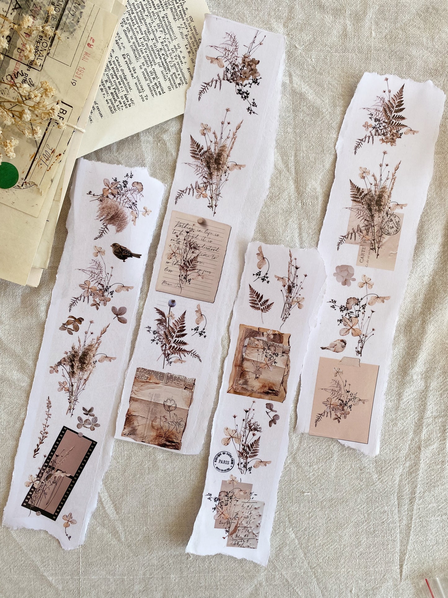 PET tape - Dried flowers