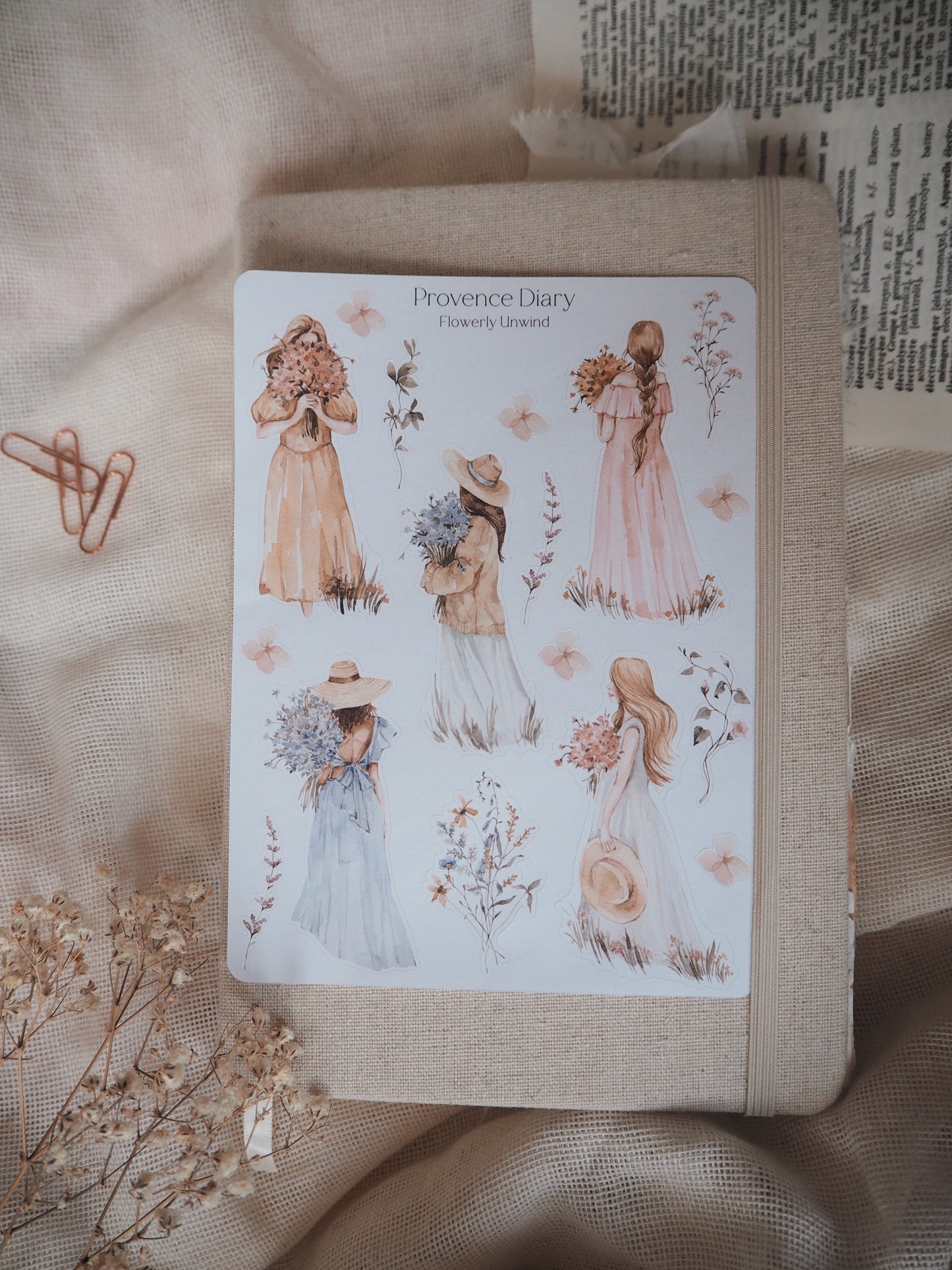 Sticker sheet - Flowerly unwind