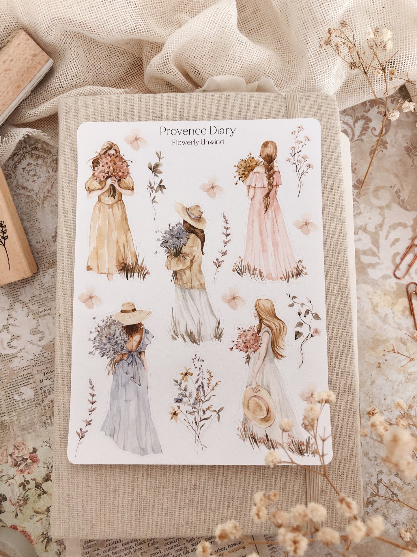 Sticker sheet - Flowerly unwind
