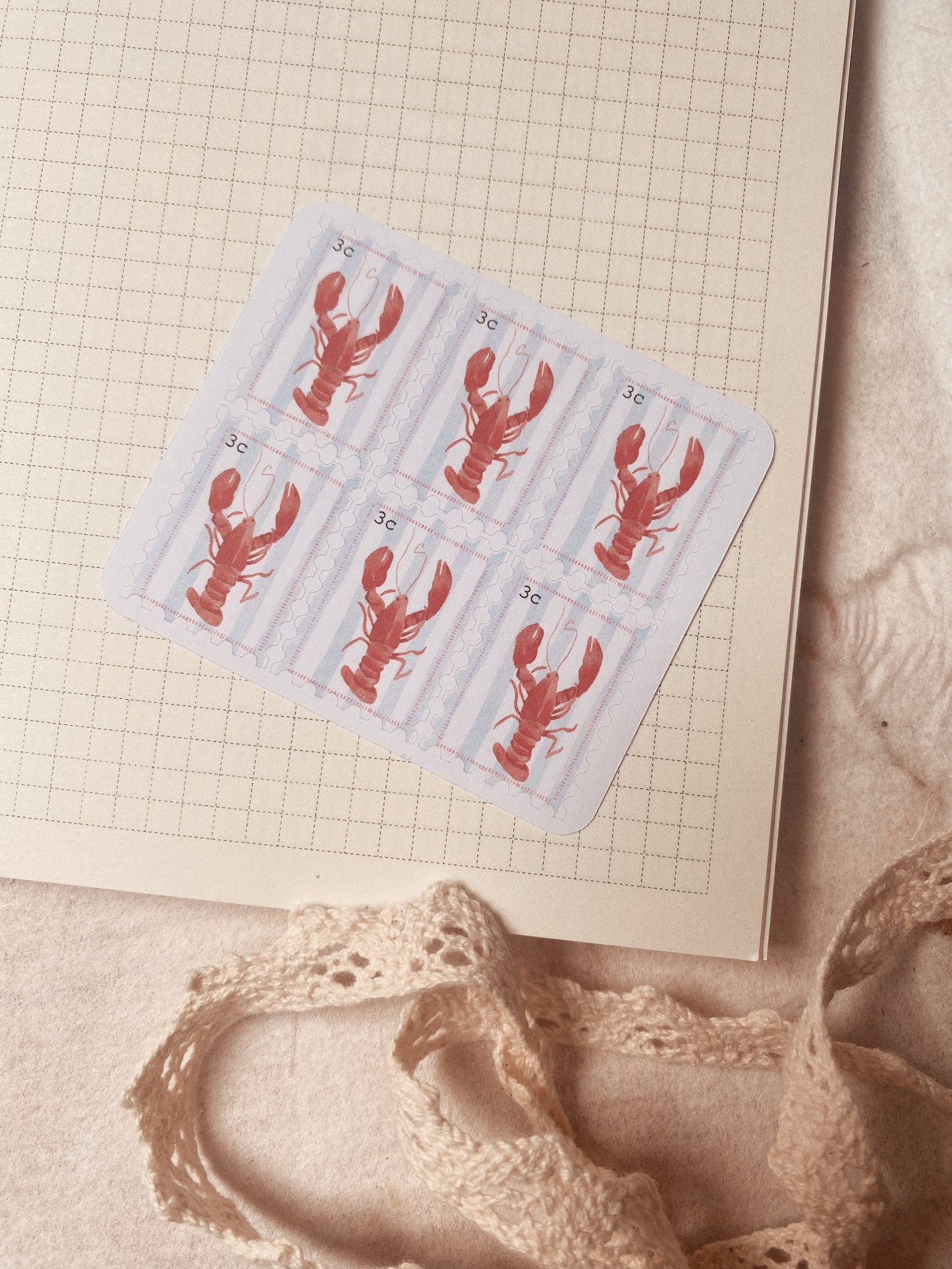 Stickers sheet - Lobsters - S-291