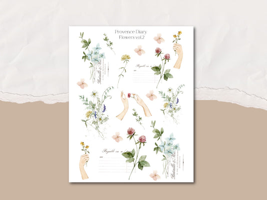 Sticker sheet - Flowers vol.2