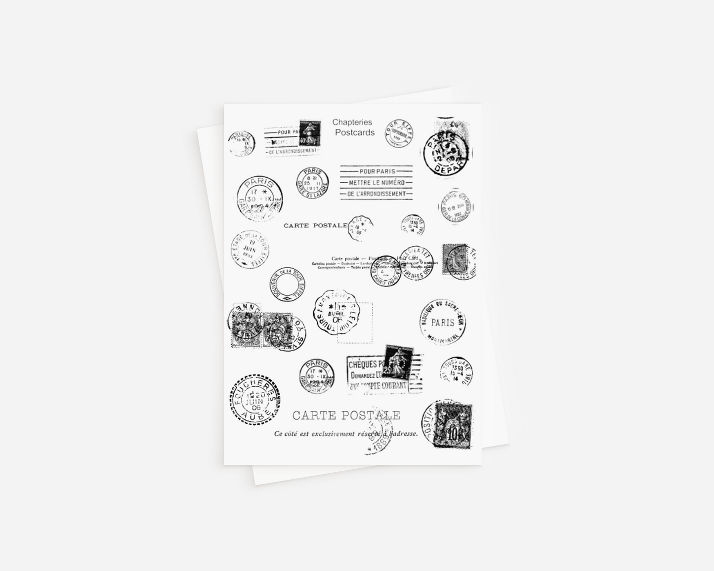 Sticker sheet - Carte postale - S-140