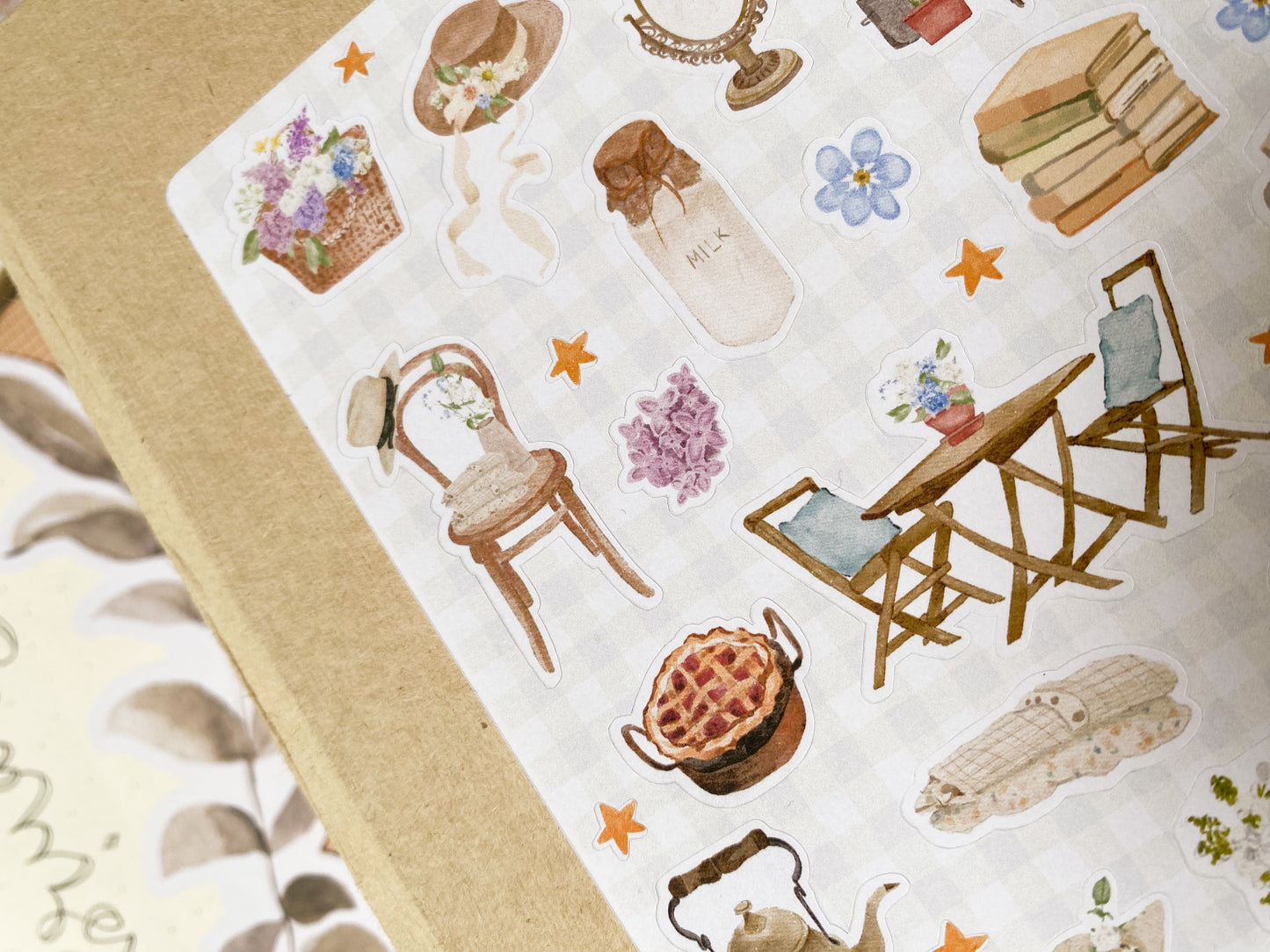Stickers sheet - Afternoon at the cottage