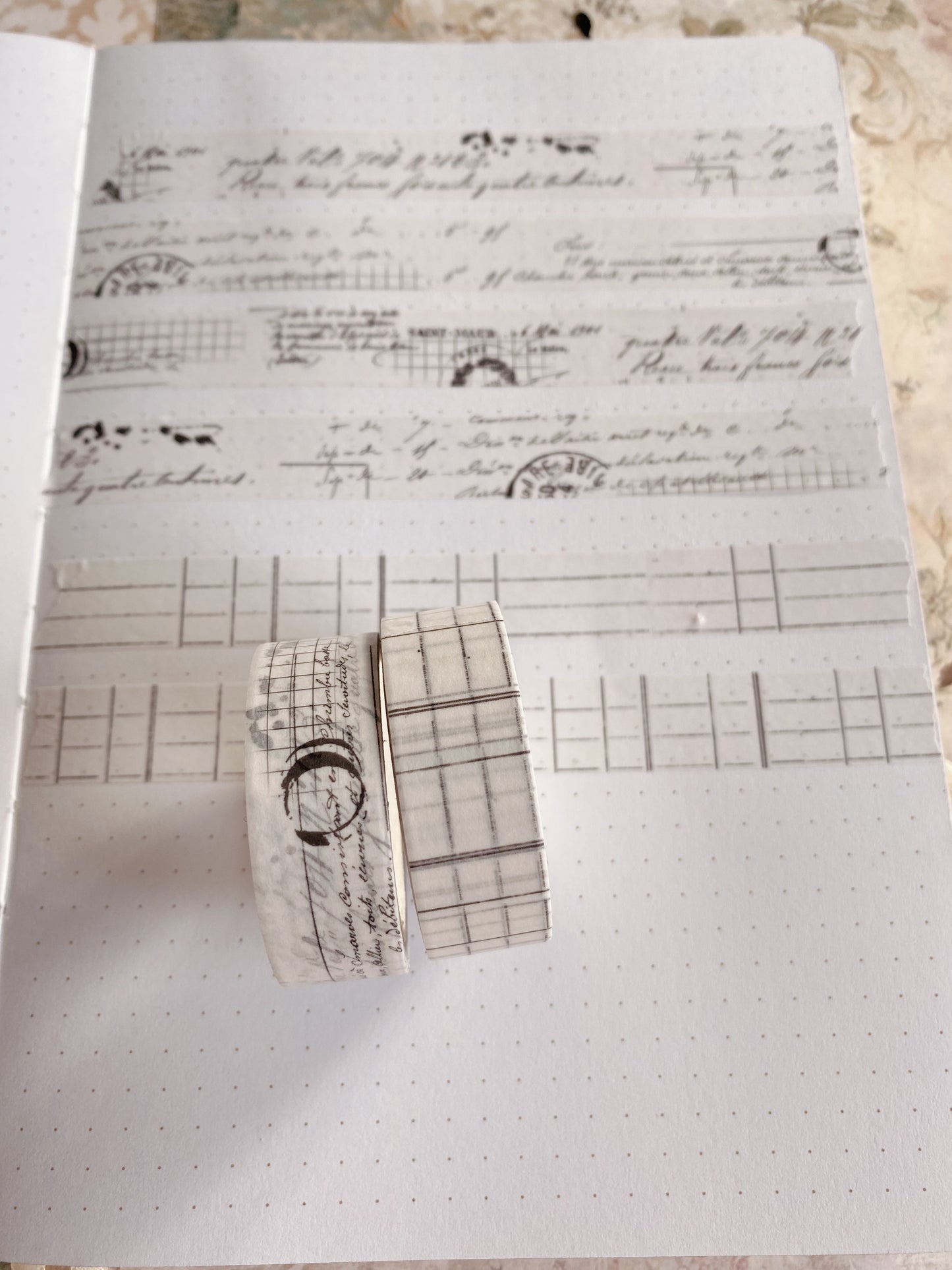 Washi tapes - Vintage Black & White