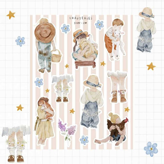 Stickers sheet - Outdoor childhood