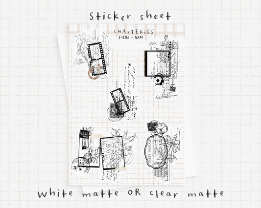 Sticker sheet - S-206