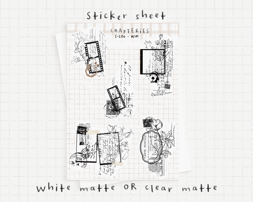 Sticker sheet - S-206