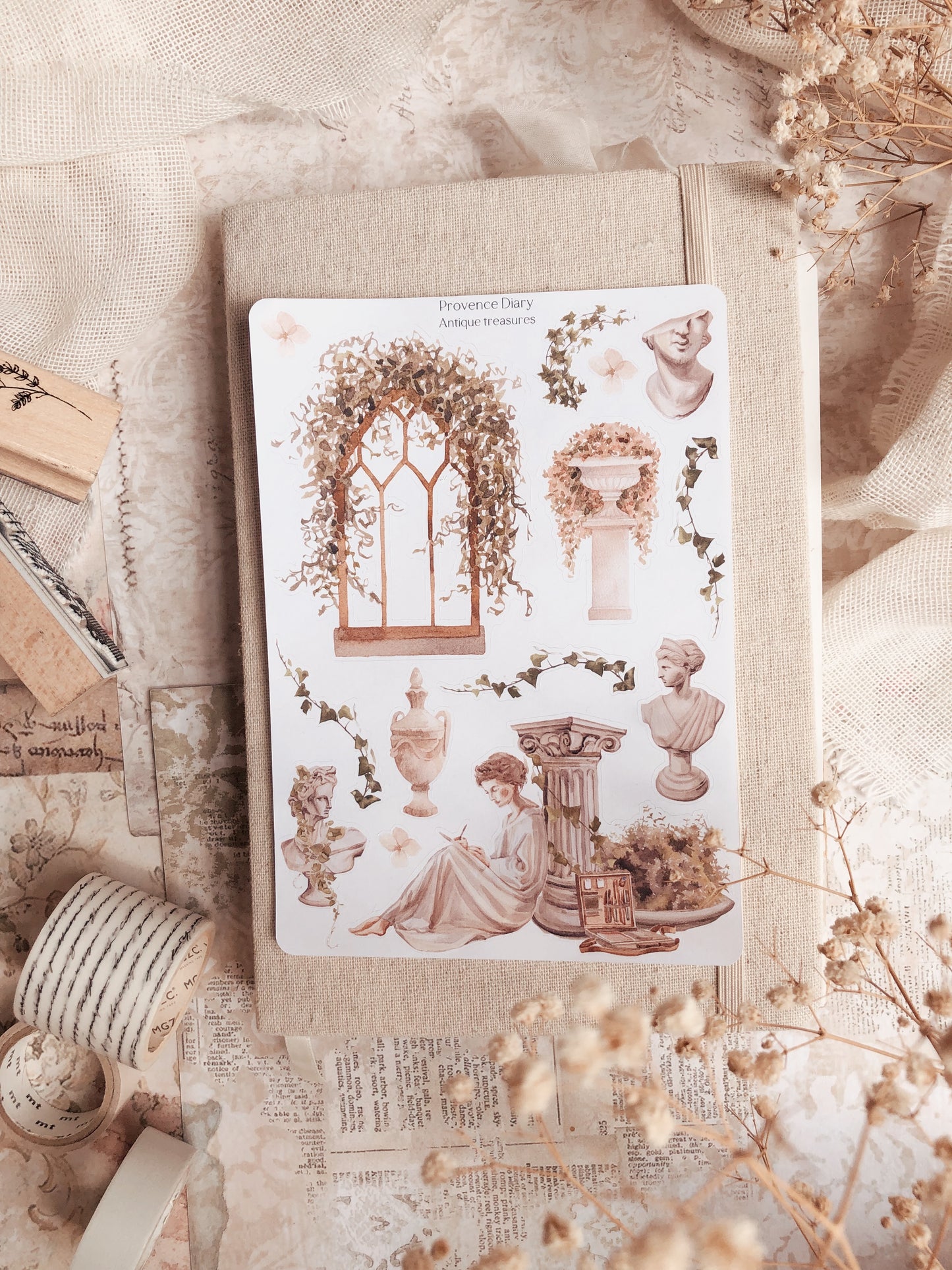 Sticker sheet - Antique Treasures