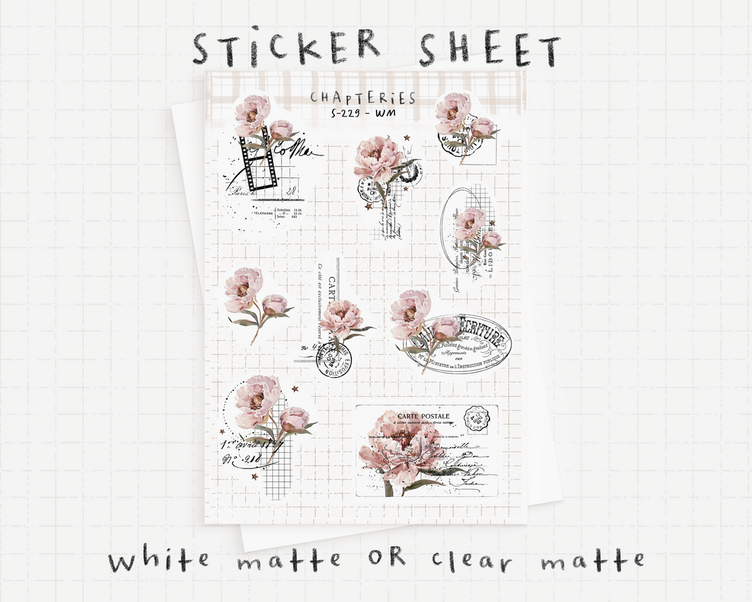 Sticker sheet - S-229