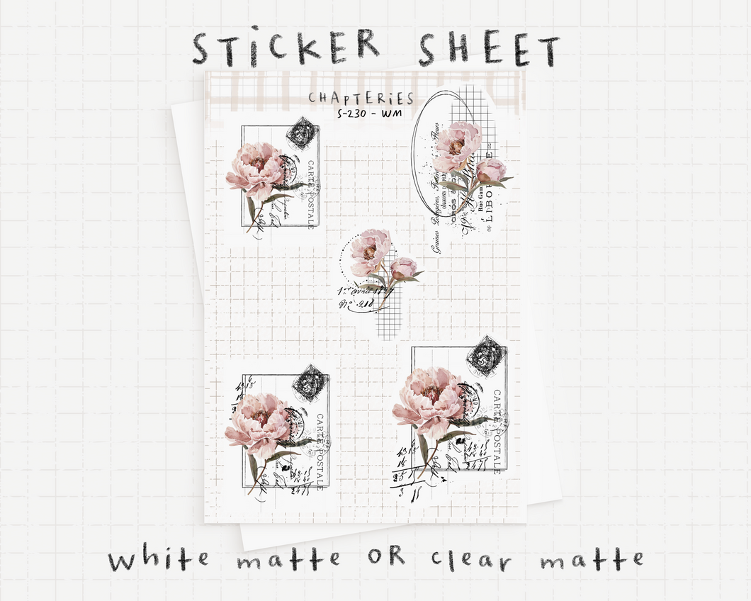 Sticker sheet - S-230