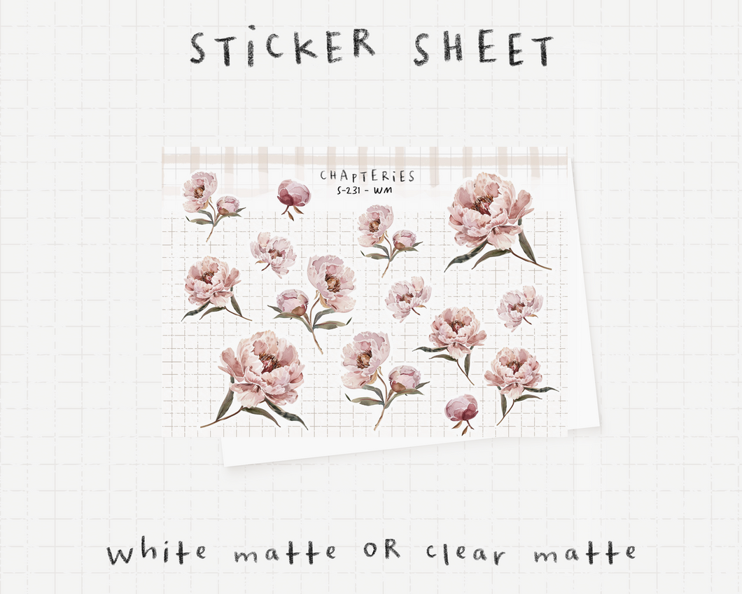 Sticker sheet - S-231