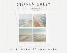 Cargar imagen en el visor de la galería, Set of 3 sticker sheets - Longing for the sea
