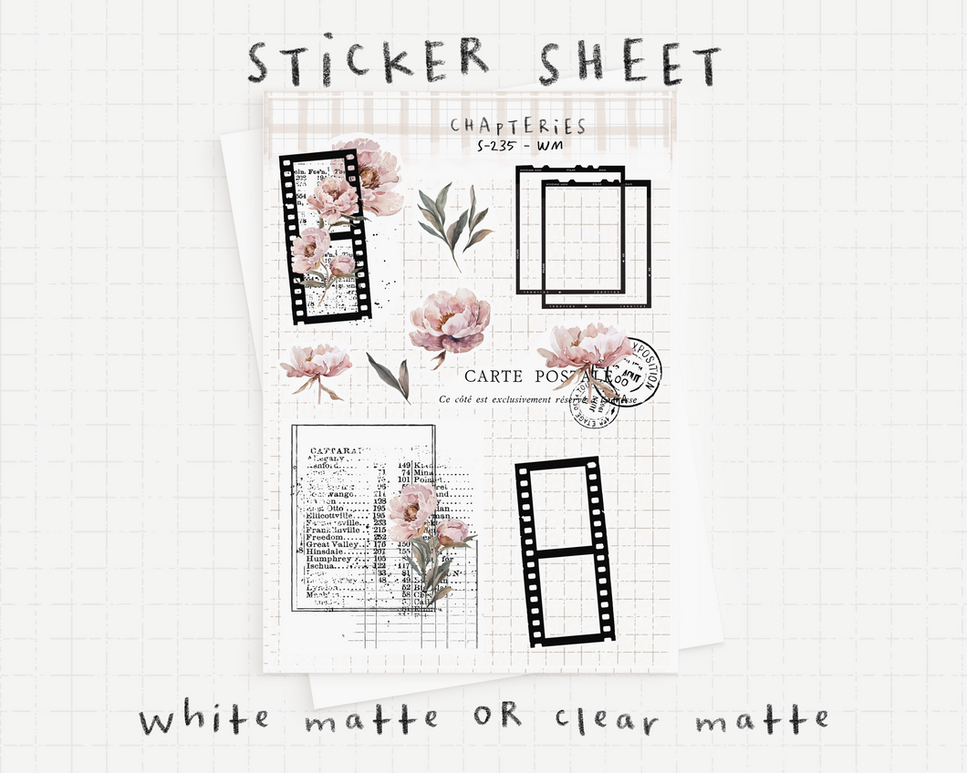 Sticker sheet - S-235