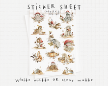 Load image into Gallery viewer, Set of Cute Autumn - Vellum + sticker sheets
