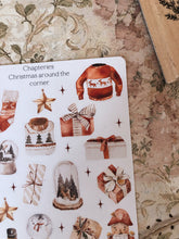 Load image into Gallery viewer, Christmas around the corner Sticker sheet
