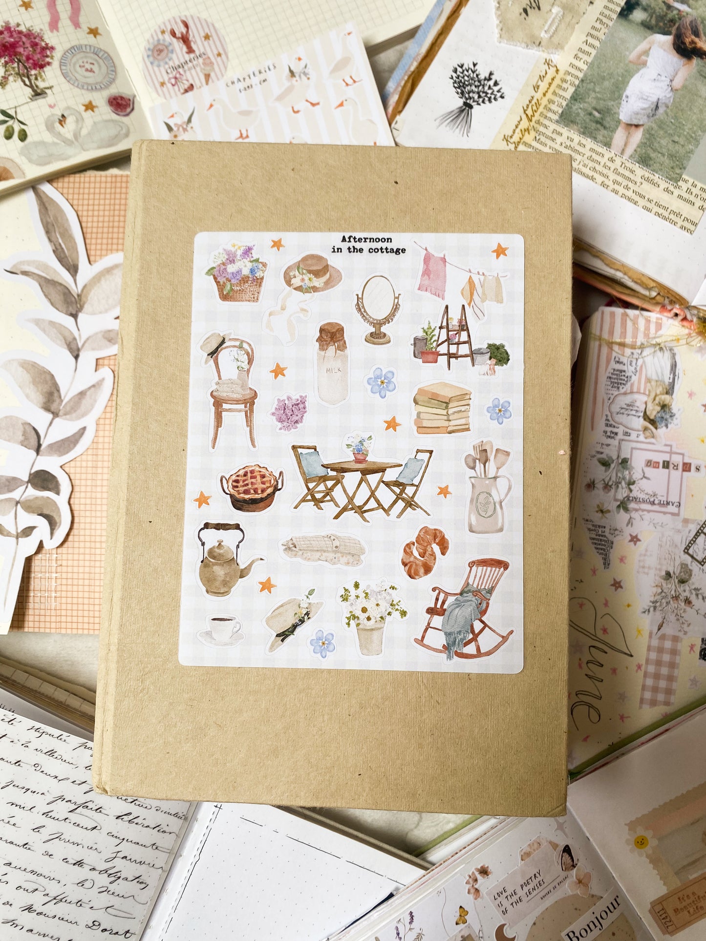 Stickers sheet - Afternoon at the cottage
