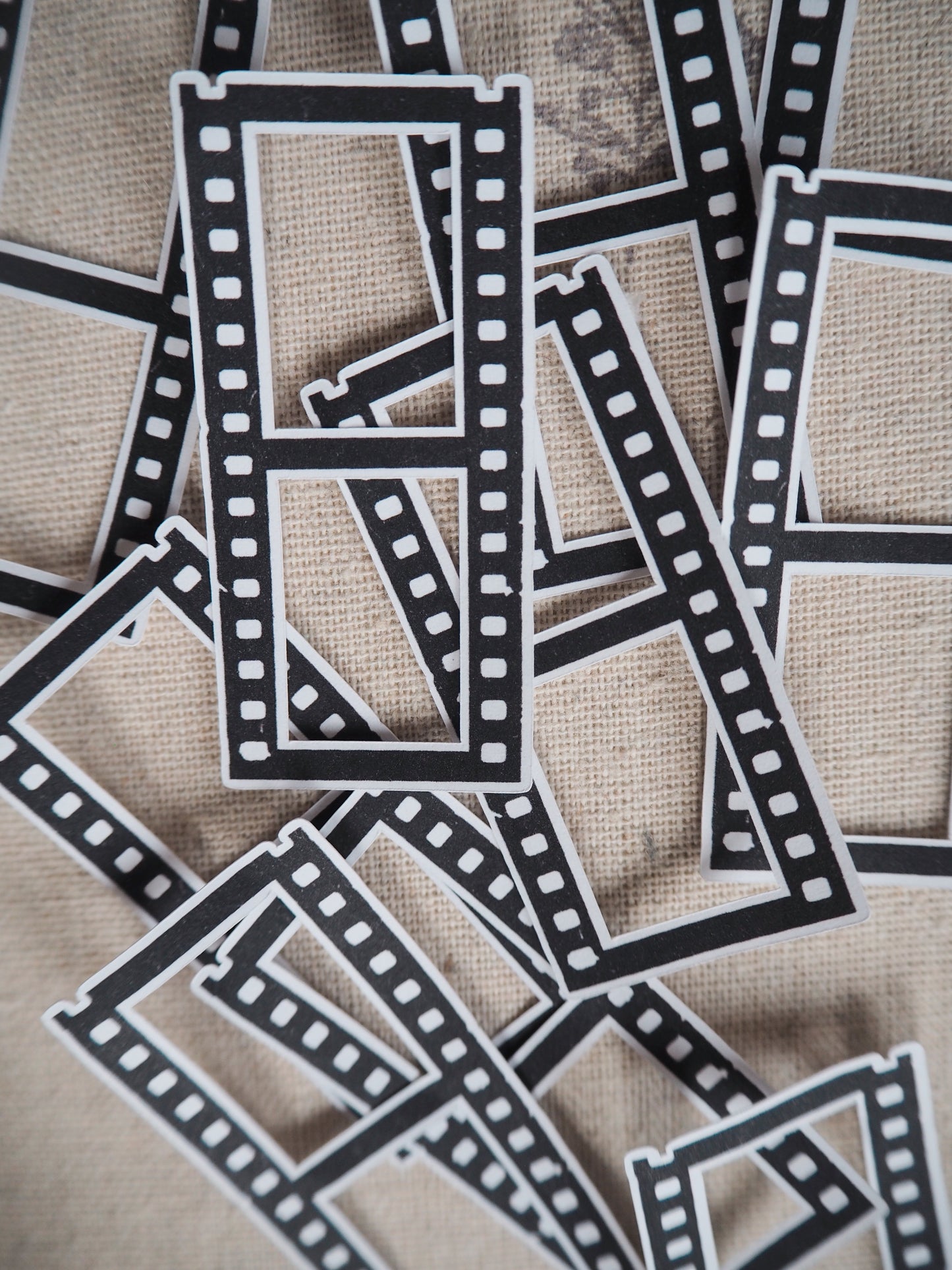 Set of 10 film stickers