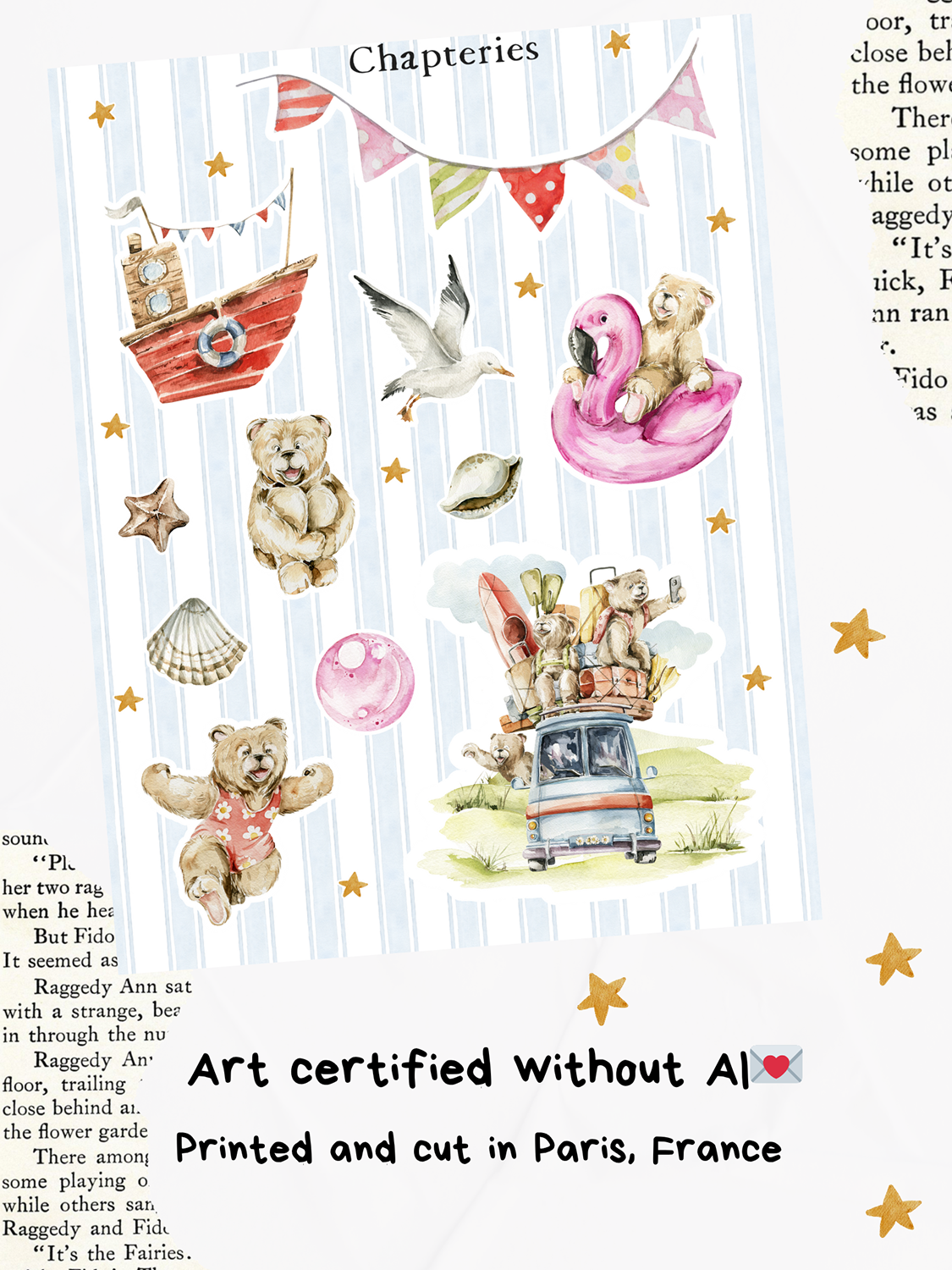 Bundle of Sticker sheets - Summer woodland