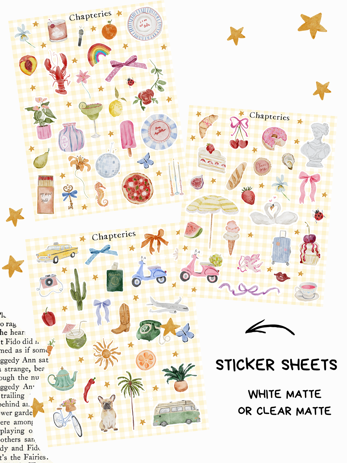 Bundle of sticker sheets - Summer