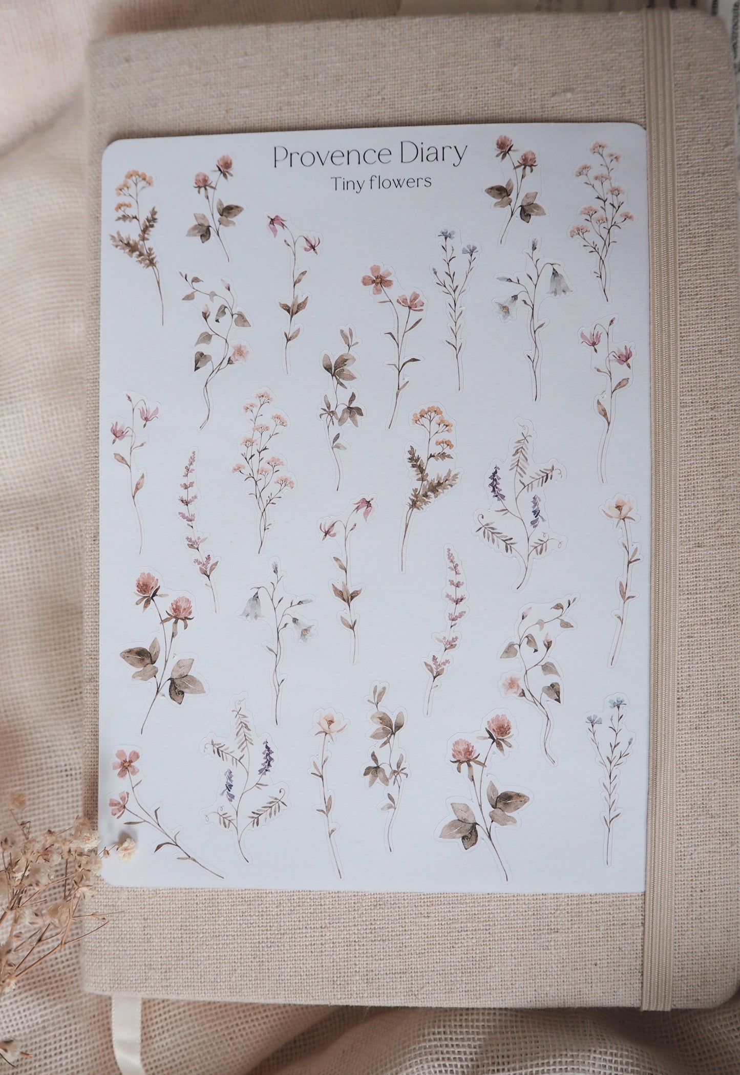 Sticker sheet - tiny flowers