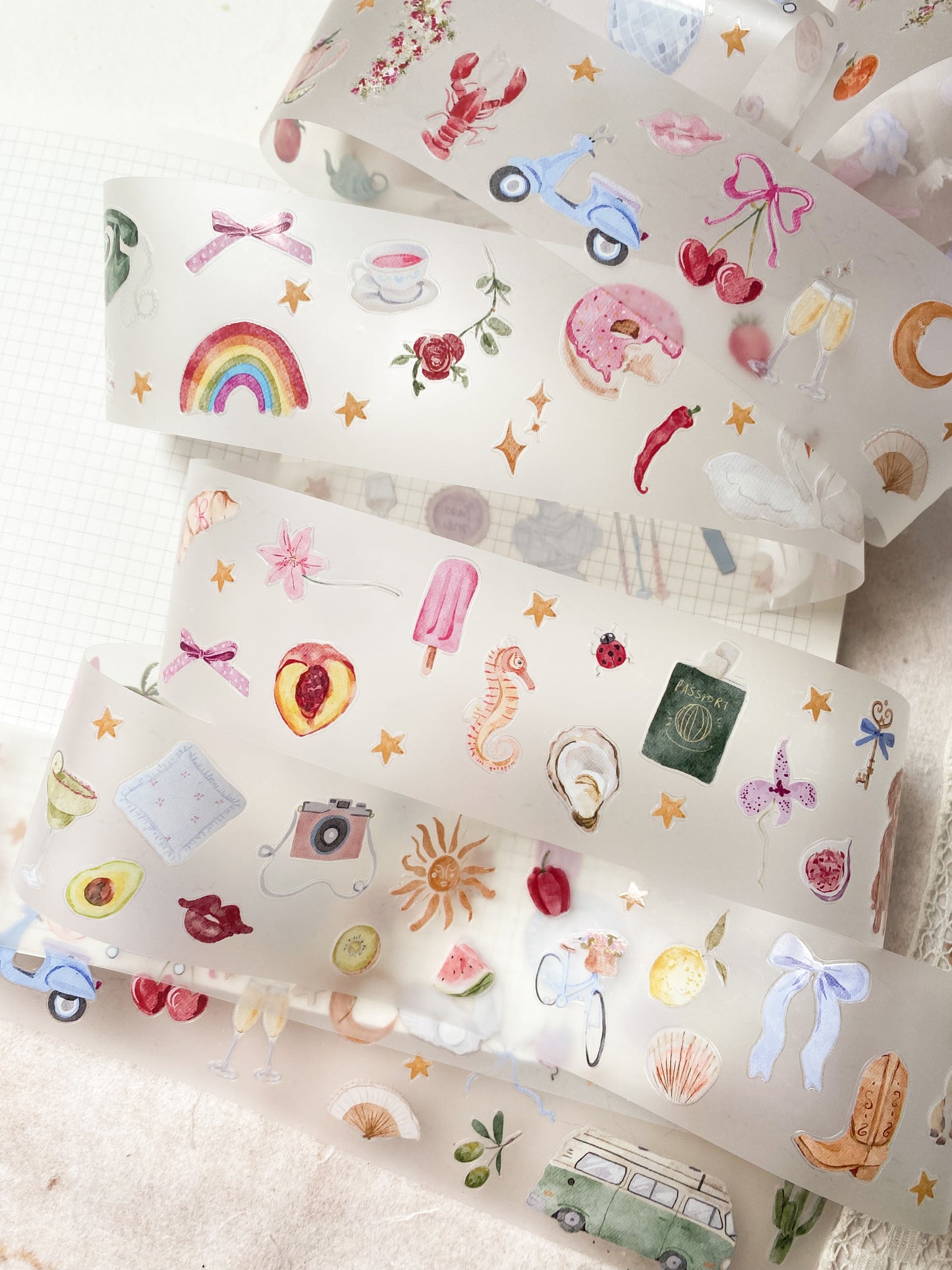 PET tape - Summer elements P-010